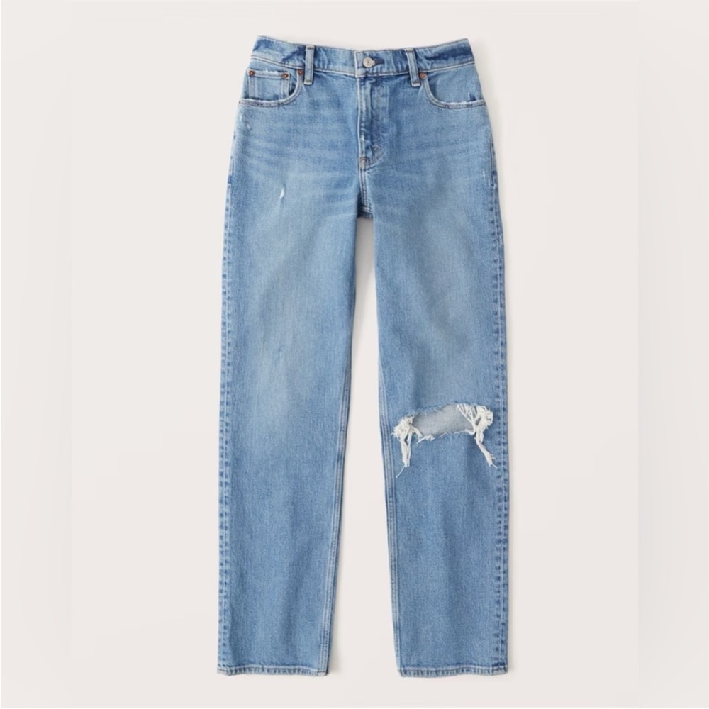 Abercrombie & Fitch Curve Love 90s
Straight Jean Low Rise 27